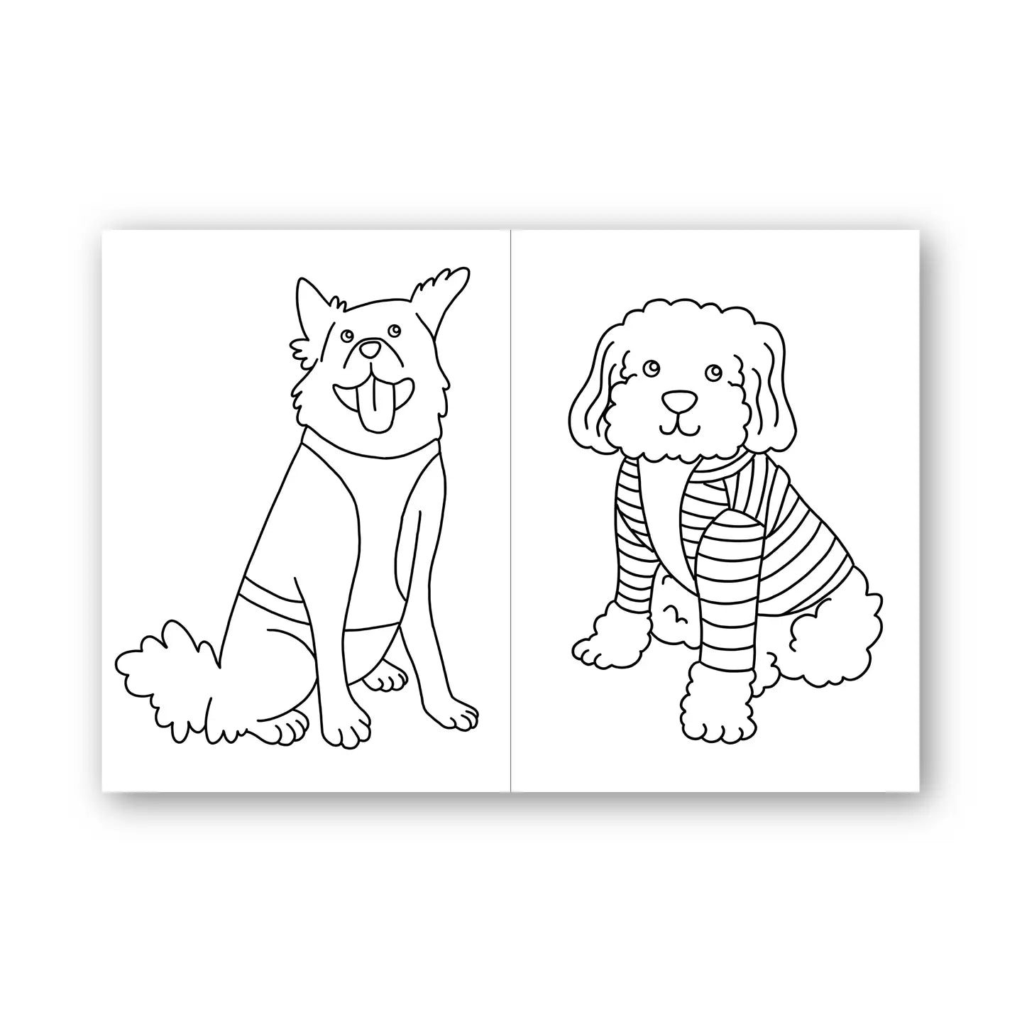 Maison Chanamon: Dogs Coloring Book