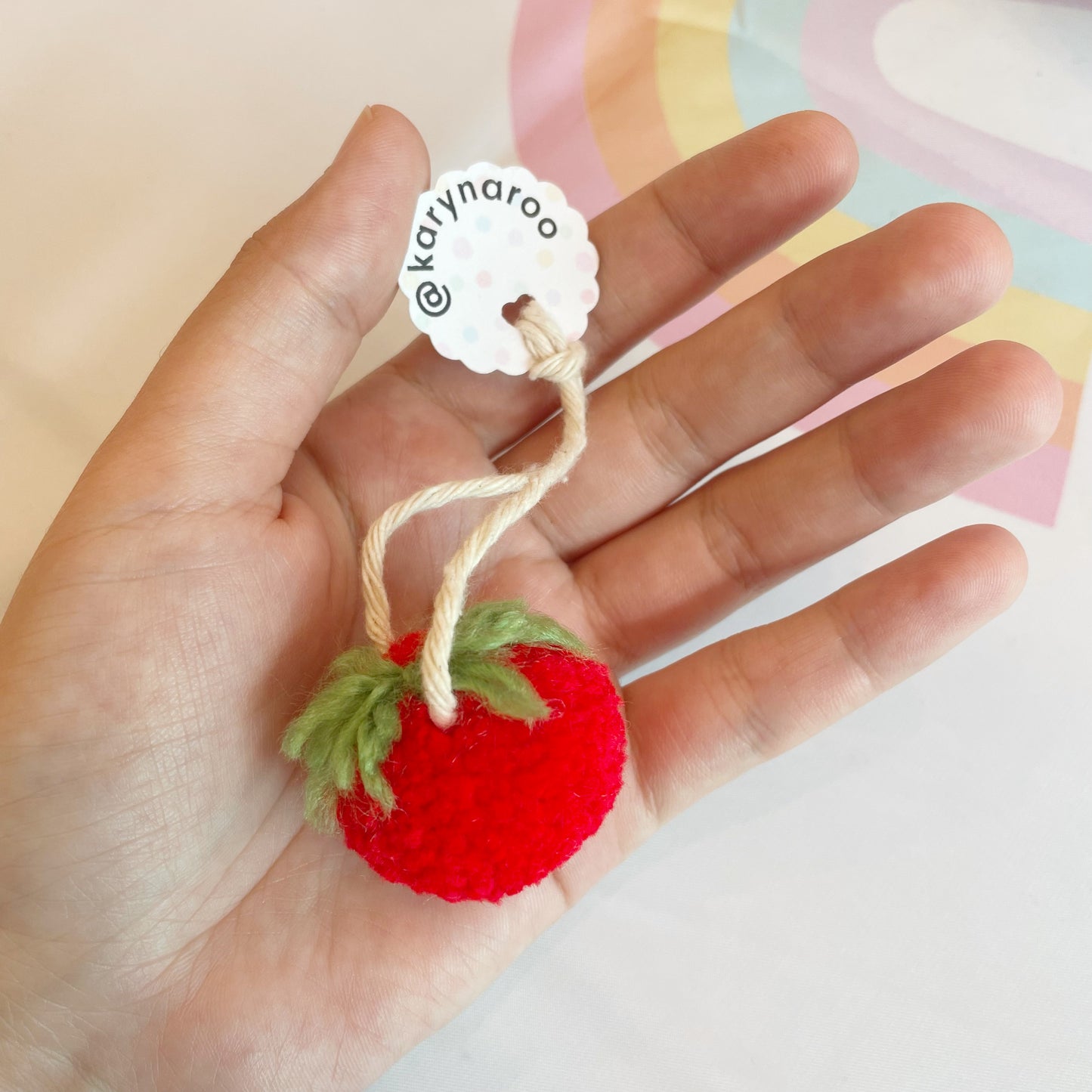 Karyn Lao: Pompom Keychains