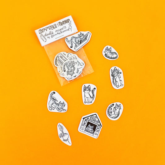 Kim Sandara: Butter & Turnip Doodle Magnets