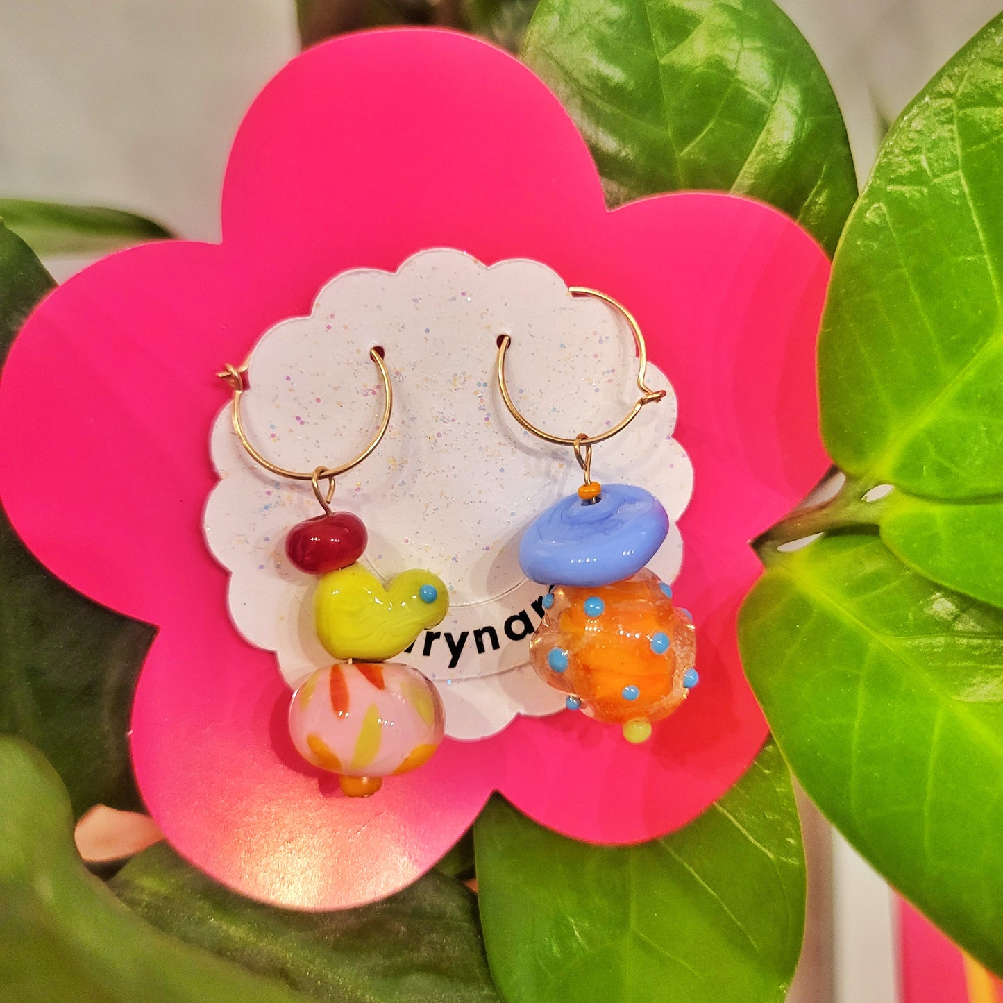 Karyn Lao: Color Blob Earrings