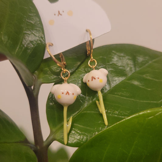 LAZI SOOZ: Dandylion Earrings