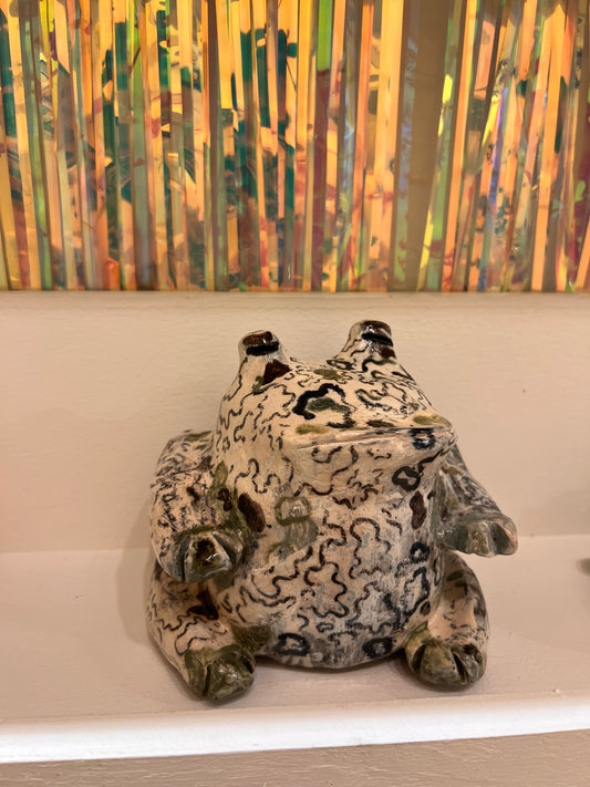 M Aragon: Frog Sculptures