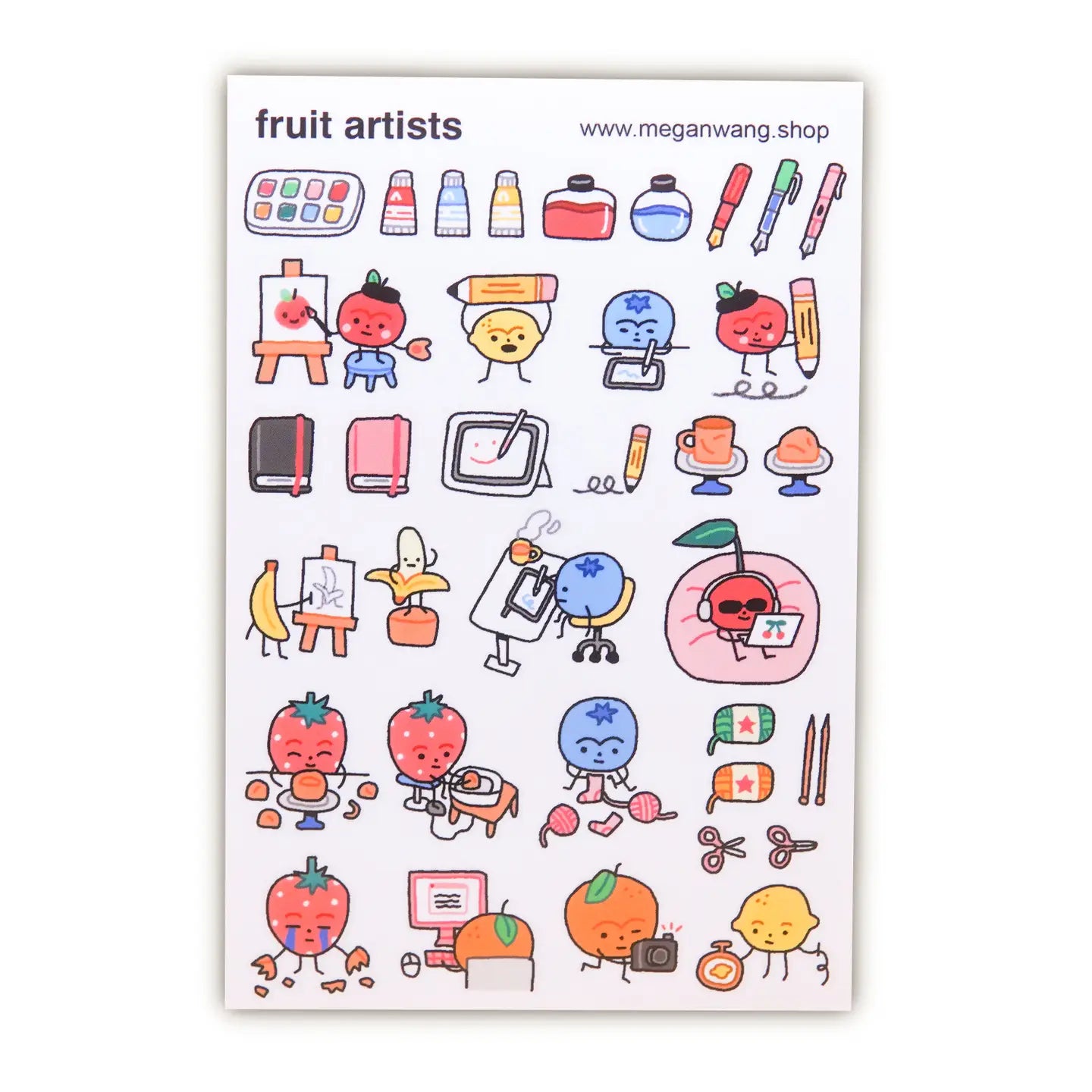 Megan Wang: Sticker Sheets