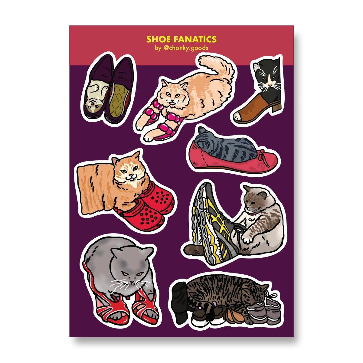 Ping Hatta: Cat Meme Sticker Sheets