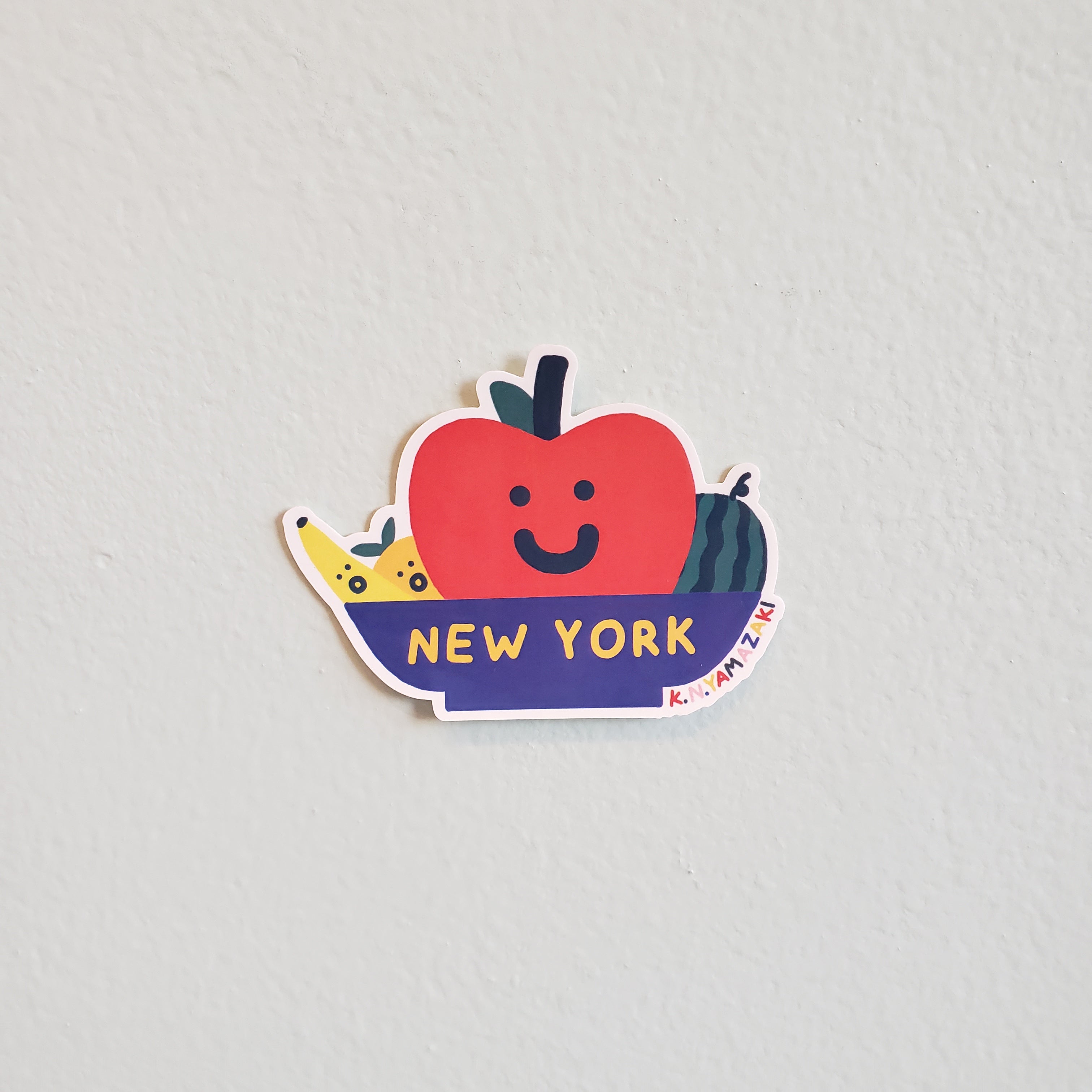 K. N. Yamazaki New York Stickers From Here to Sunday